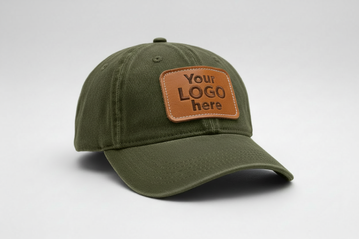 Change the hat color to a dark army green